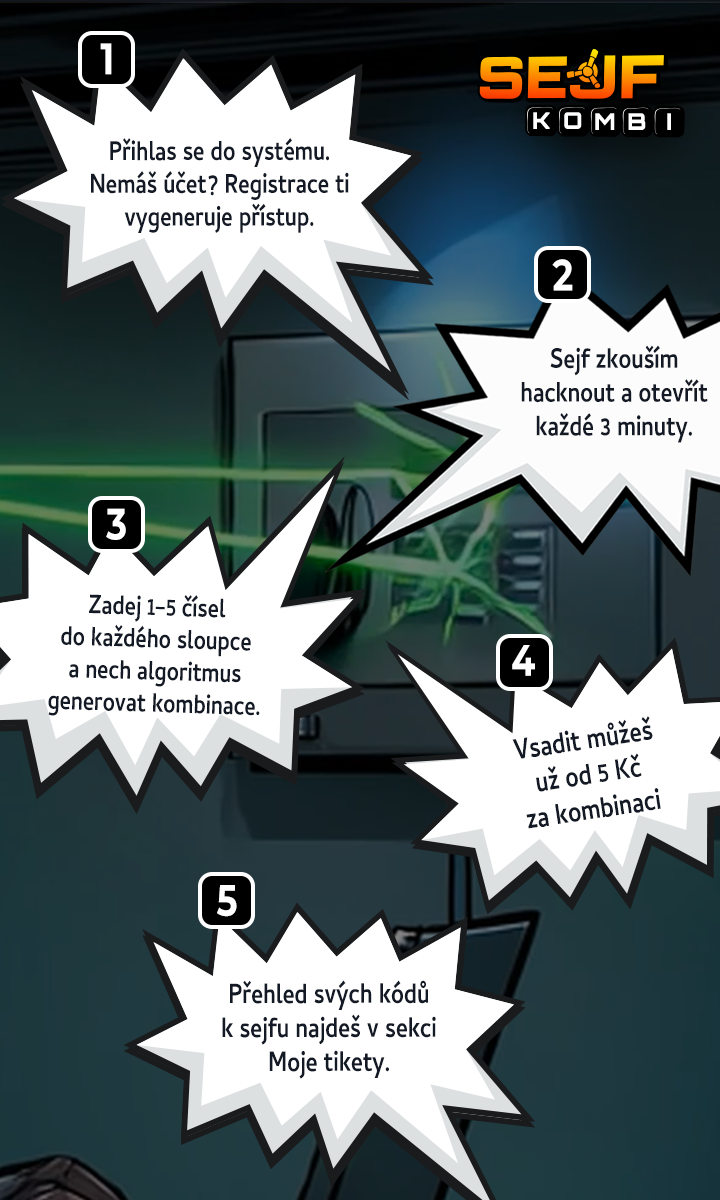 Jak hrát Sejf KOMBI